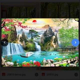 Tranh dán tường 3D keo sẵn