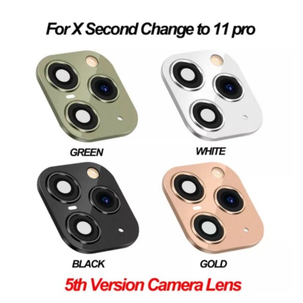 Miếng dán Độ Camera Cho X/Xs/Xs Max ,XR lên Iphone 11 Pro max siêu xịn