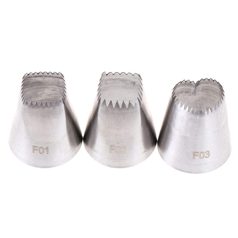 Set 3 đầu bắt bông kem trang trí bánh tiện lợi