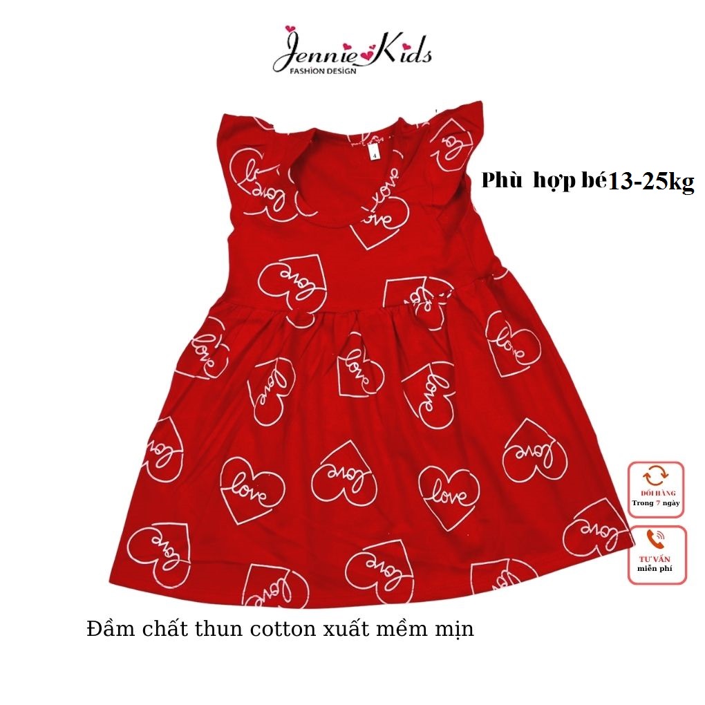 [Mã SKAMFSW175 giảm 10K đơn 50K] Đầm bé gái Fairy wing cotton nhiều mẫu siêu xinh J155