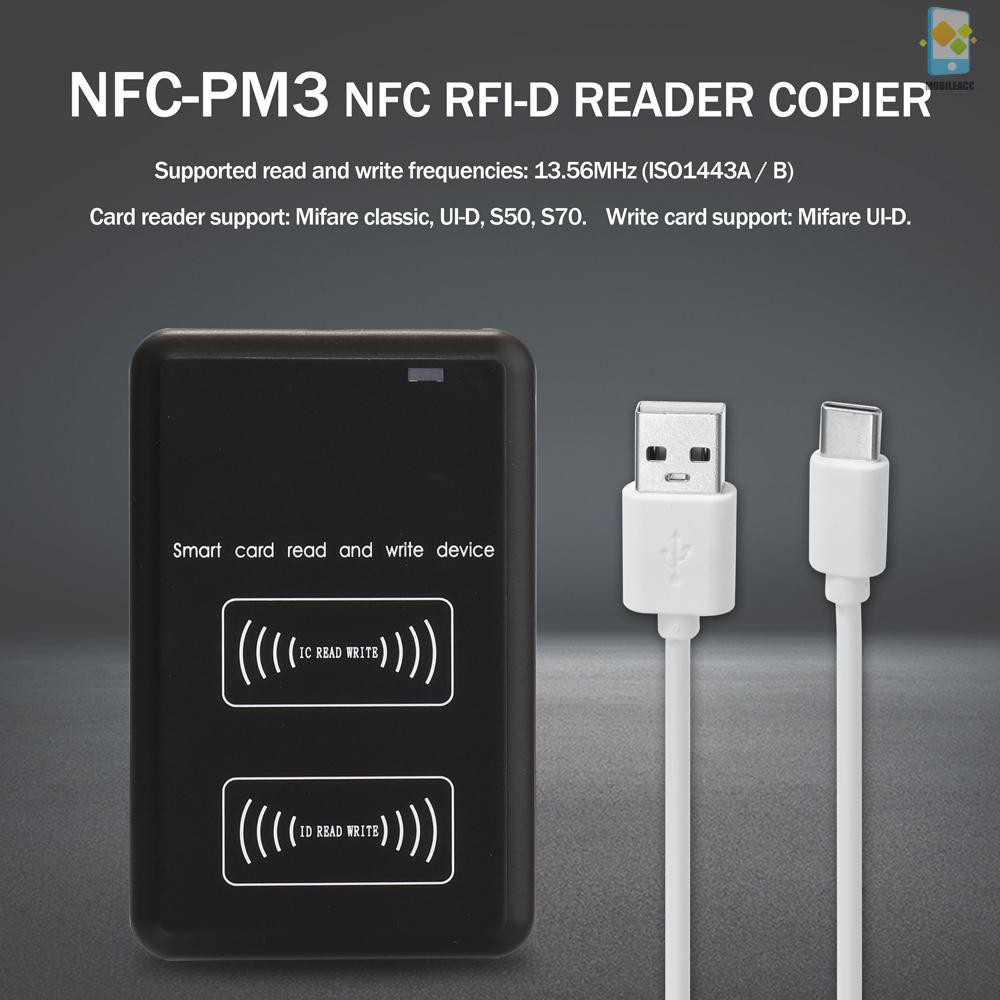 Thiết bị sao chép IC I-D NFC RFI-D HABOTEST với chức năng đọc thẻ thông minh và viết chuyên dụng