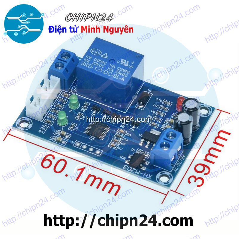 [1 pcs] Mạch bơm nước tự động XH-M203 12VDC