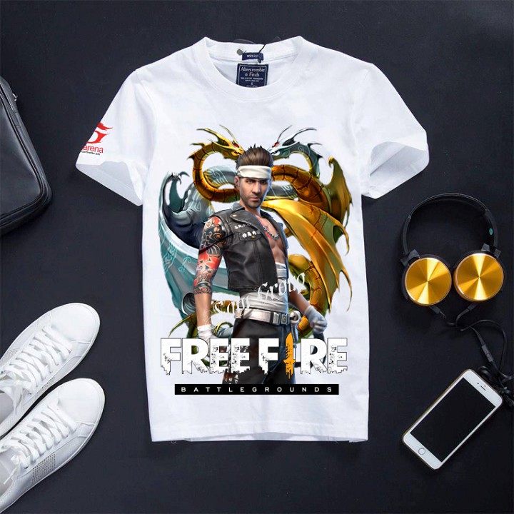 [Siêu Hot] Áo Thun Free Fire Cực Ngầu - Khủng Long