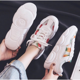 Giày Ulzzang Trái Cây Thoáng Khí Siêu Dễ Thương