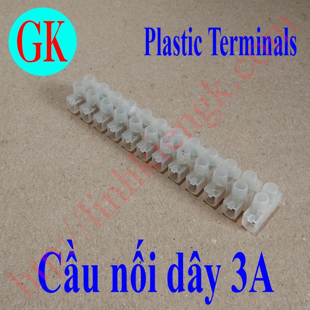 Cầu dây trắng 3A 12 mắt [K-13-08]