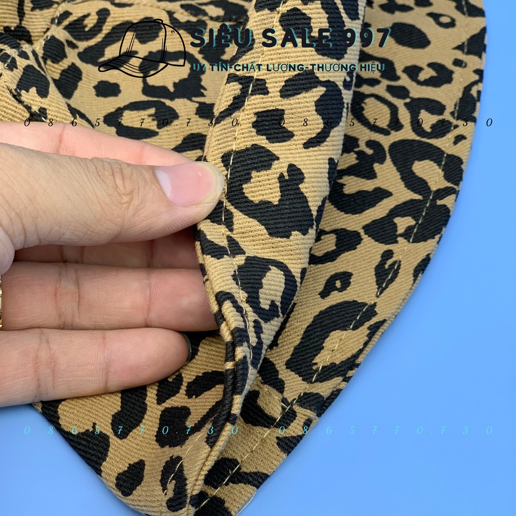 MŨ BO DẠNG NỒI CỤP HỌA TIẾT DA BEO HÀNG NHẬP QC THỜI TRANG CAO CẤP