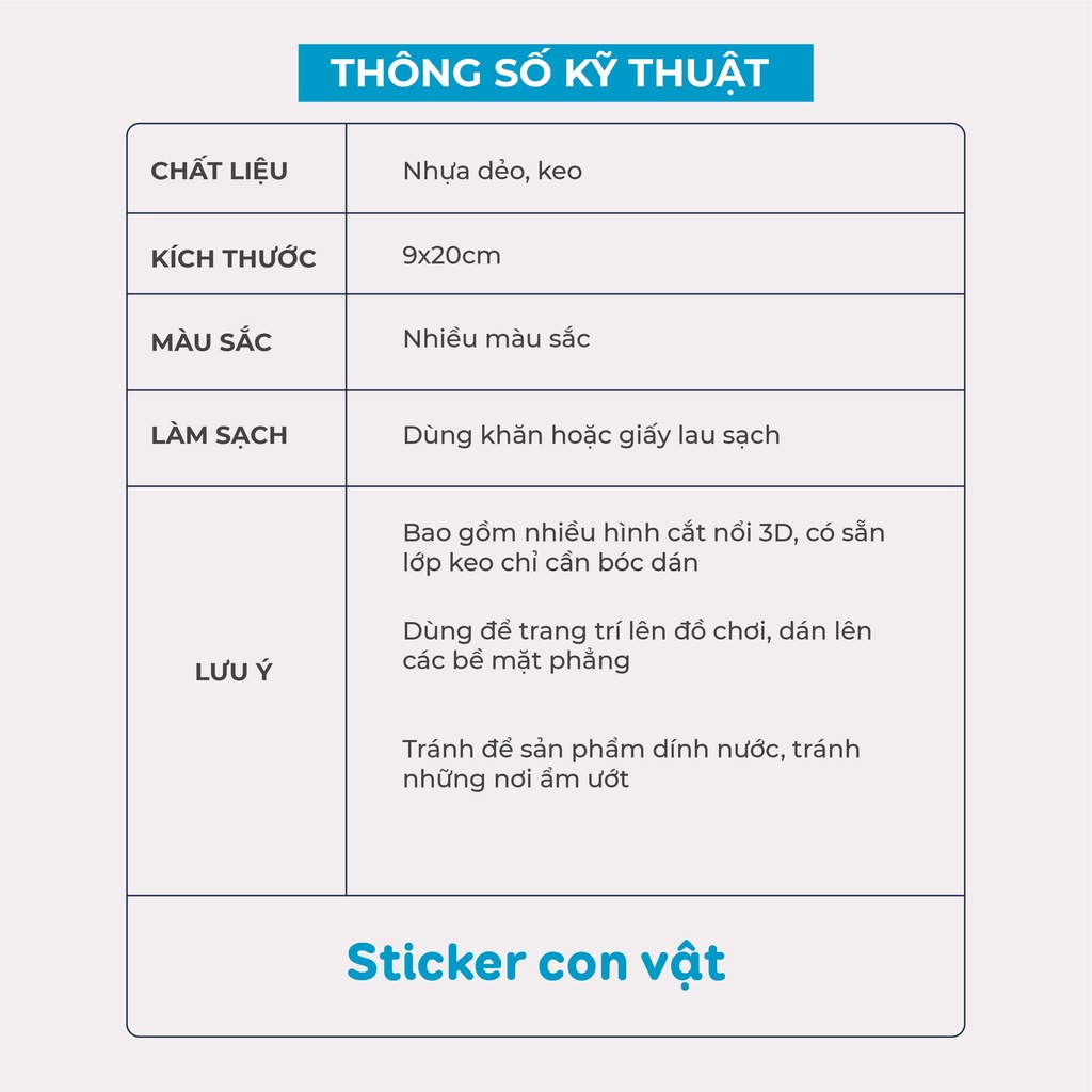 Set sticker hình dán cho bé fesson, Sticker 3d trang trí sáng tạo chủ đề mùa đông
