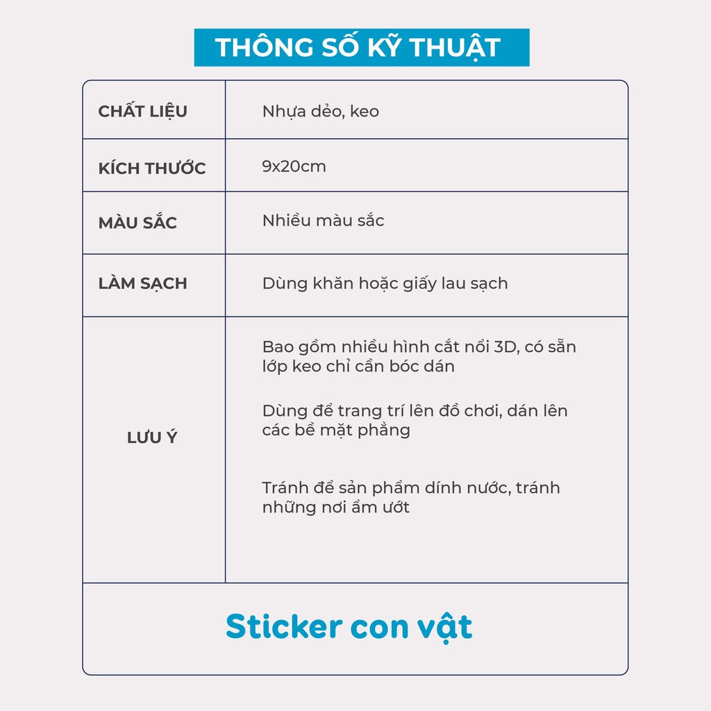 [QUÀ TẶNG] Set sticker hình dán cho bé fesson, Sticker 3d trang trí sáng tạo chủ đề mùa đông