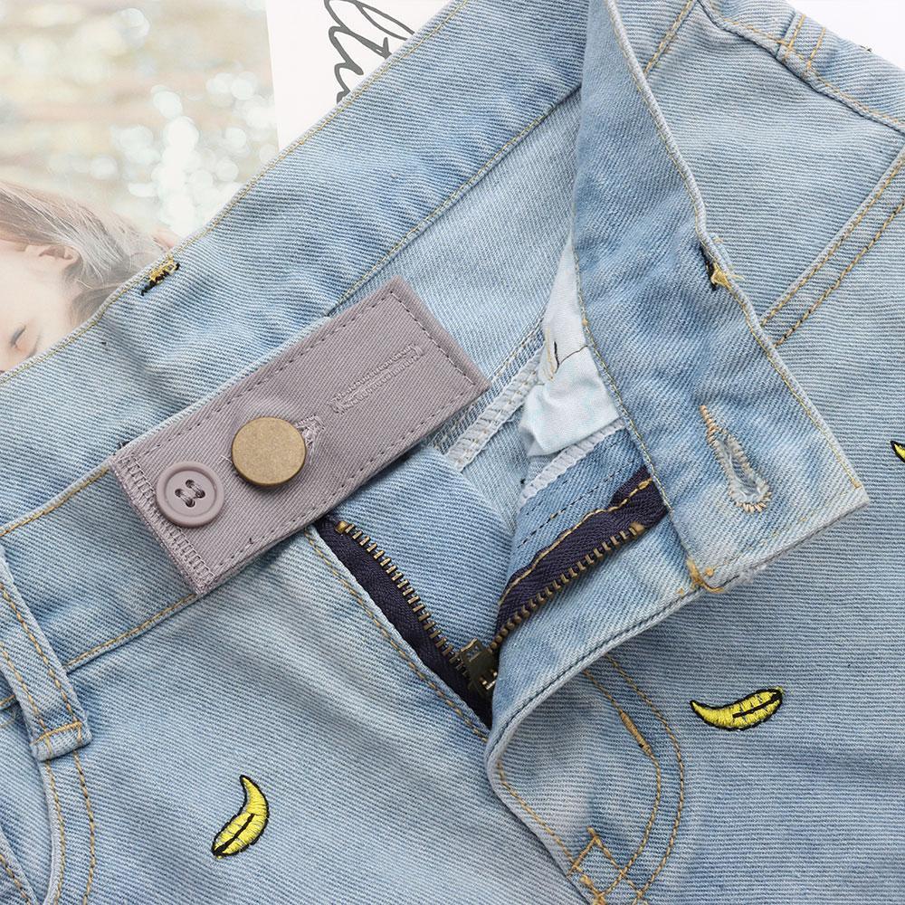 Chân Váy Jeans Lưng Cao Cho Phụ Nữ Mang Thai