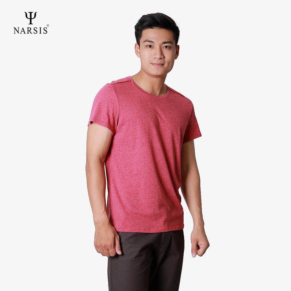 Áo nam Narsis D8038 màu đỏ gạch