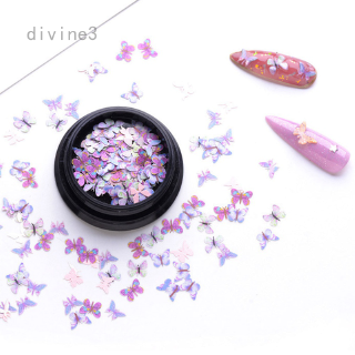 DIY handmade manicure three-dimensional bowknot mini nail accessories wind small butterfly stickers