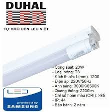 [GIÁ HUỶ DIỆT] Bộ Máng Đèn Led Nhựa Nano 0.6M, 1M2 Batten T8 DUHAL KDHD320