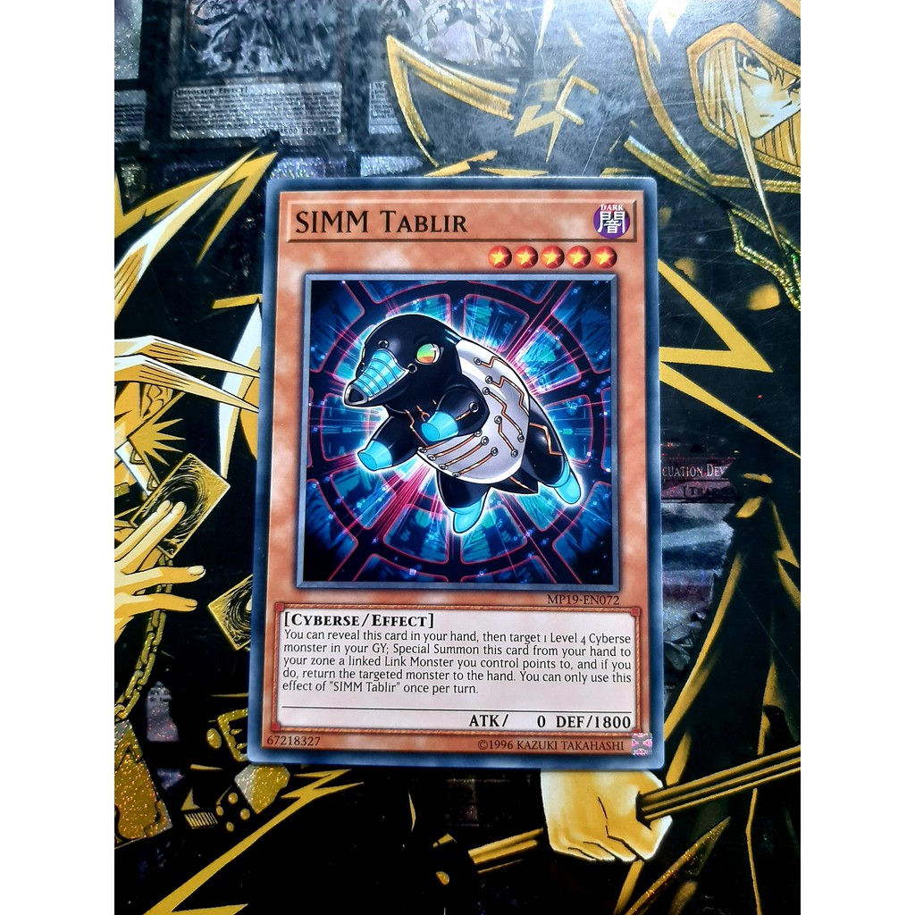 THẺ BÀI YUGIOH NEAR MINT SIMM Tablir - Common 1st Edition