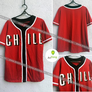 Áo thun bóng chày CHILL