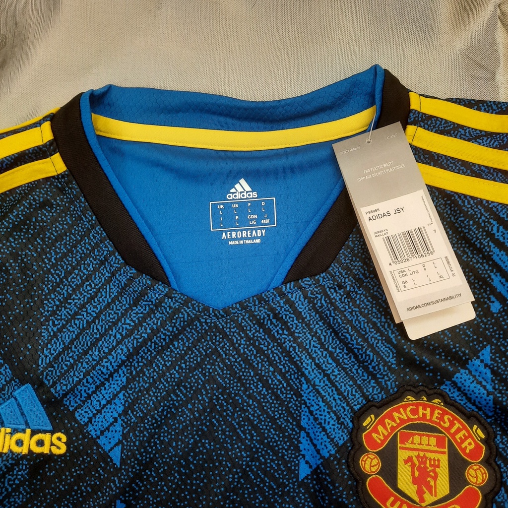 Bộ đá banh MU xanh đậm hàng thái cao cấp