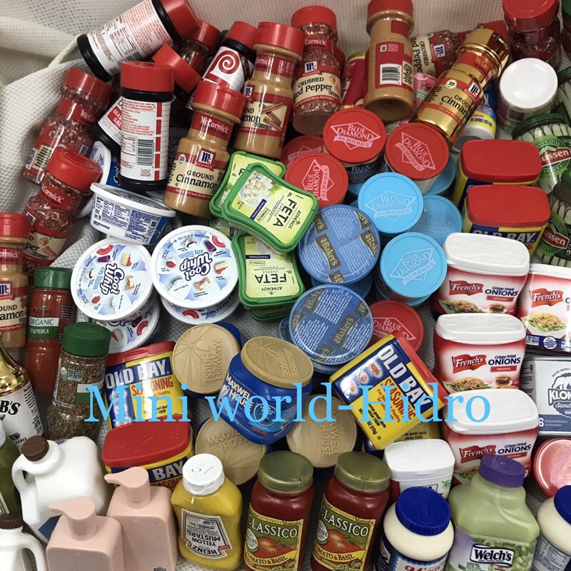 Đồ chơi toy mini brands chính hãng. Đồ chơi, thức ăn thực phẩm siêu thị thu nhỏ phụ kiện cho búp bê.