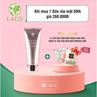 Sữa rửa mặt DNA cá hồi LACO 100ml giúp phục hồi da hư tổn, cho làn da sạch mịn màng và ngăn ngừa lão hóa