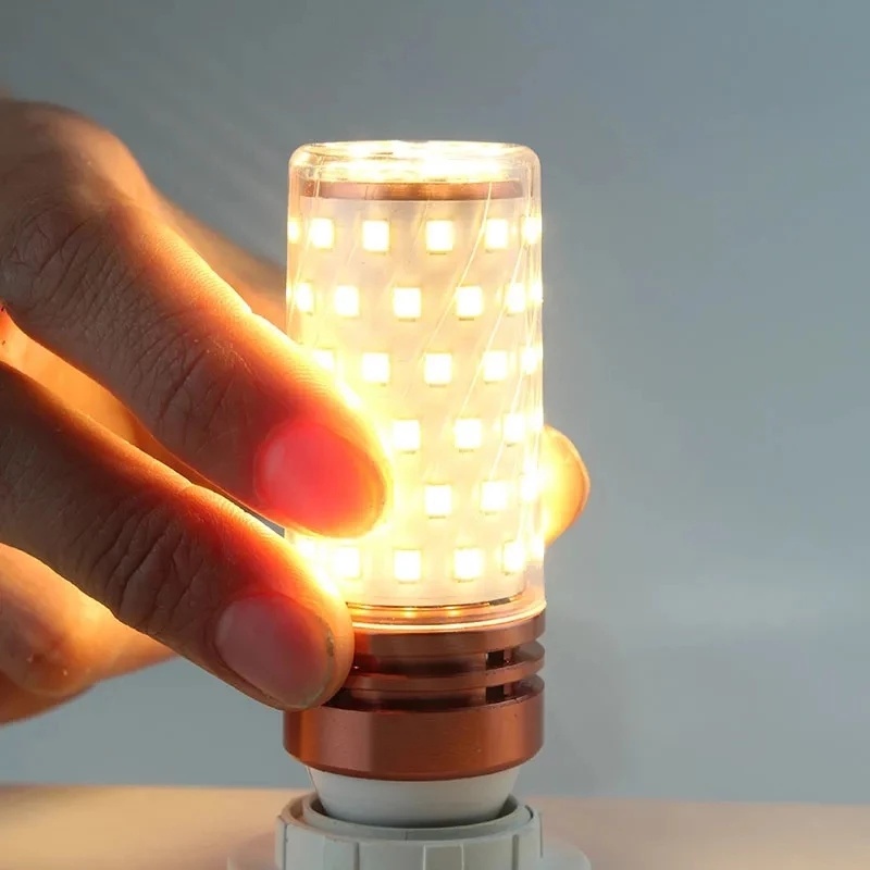 Bóng Đèn LED E14/E27 12W Tiết Kiệm Năng Lượng Trang Trí Nội Thất