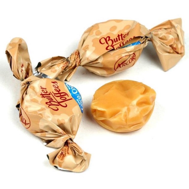 Kẹo Chocolate Butter Toffees Hộp Hình Thang 300gr [Date 27/04/2022]