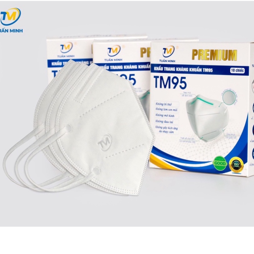 Khẩu Trang N95 Chính Hãng Tuấn Minh  Mask 5 Lớp Kháng Khuẩn Cao Cấp
