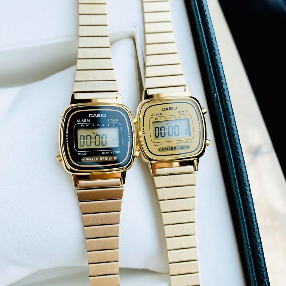 Đồng hồ Casio Nữ La670 Gold - Hàng chính hãng - Full Box - tem tag Bảo hành 1 năm