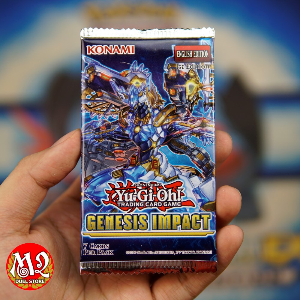 Hộp thẻ bài Yugioh GENESIS IMPACT Booster Box sealed - 24 Packs - Nhập khẩu từ Hoa Kỳ USA