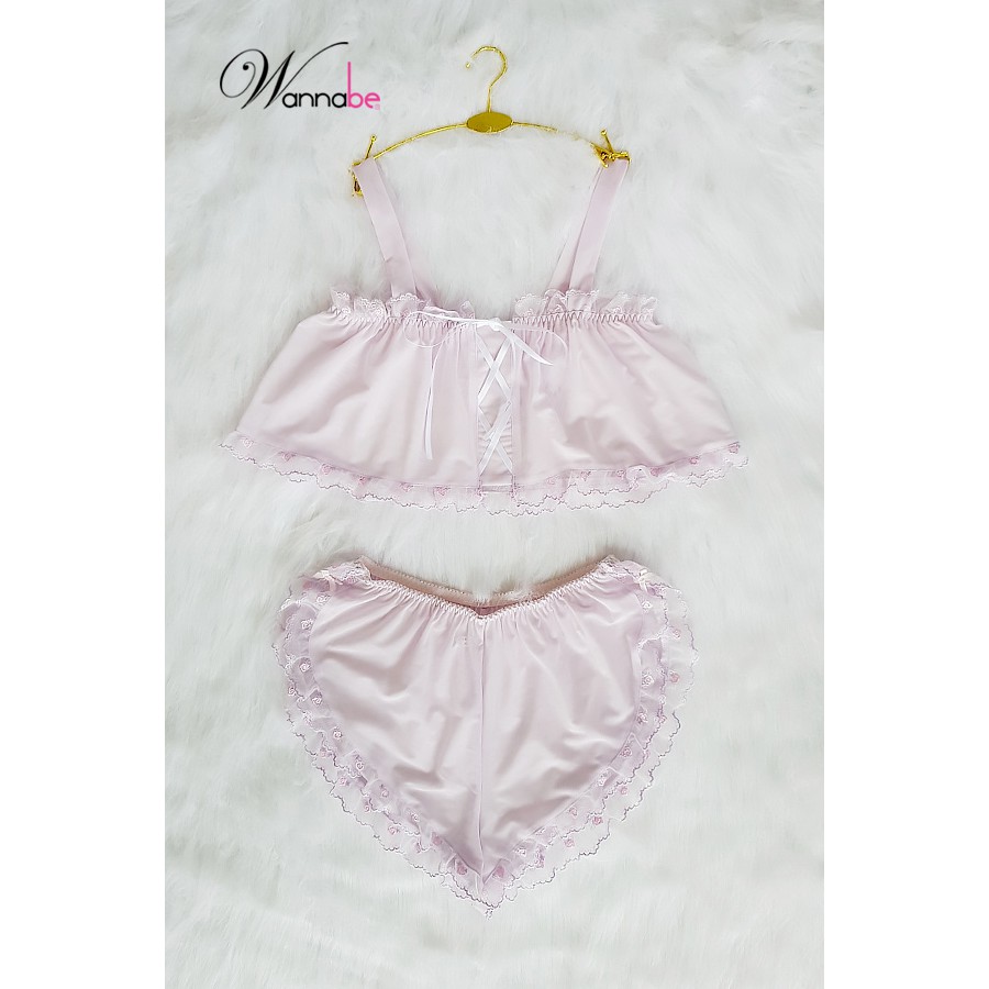 Đồ bộ mặc nhà sexy wannabe, bộ short bsc05 kiểu dáng nữ tính, quyến rũ