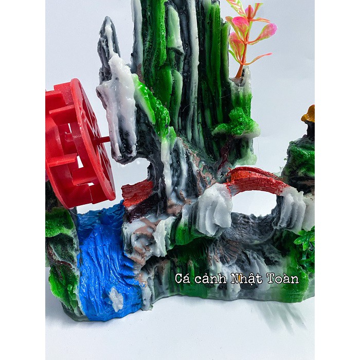 TIỂU CẢNH TRANG TRÍ HỒ CÁ NON BỘ 20x7x27cm
