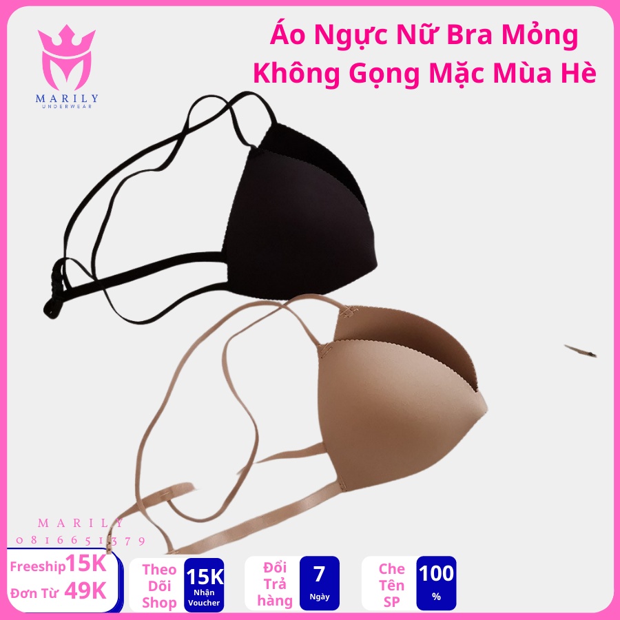 Áo Ngực Nữ Bra Mỏng Không Gọng Mặc Mùa Hè, Mẫu Mới 2021