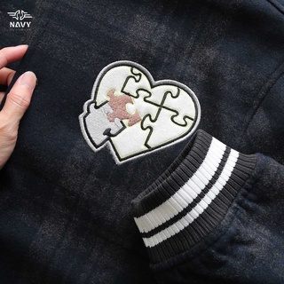 ÁO KHOÁC BOMBER NỈ DẠ KẺ BIG SIZE NAM