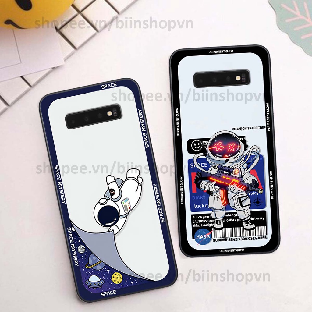 Ốp Samsung S10 / S10 5G / S10 Plus / S10+ phi hành gia vũ trụ space.x siêu đẹp, thời trang