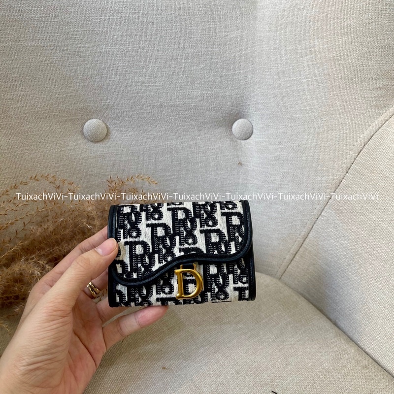 Ví Nữ Dáng Ngắn - Ví Mini Vải Canvas 2 Kiểu Dáng Đựng Thẻ Card & Đựng Tiền Calssic Nhỏ Nhắn Nhiều Ngăn [Clip & Ảnh thật]