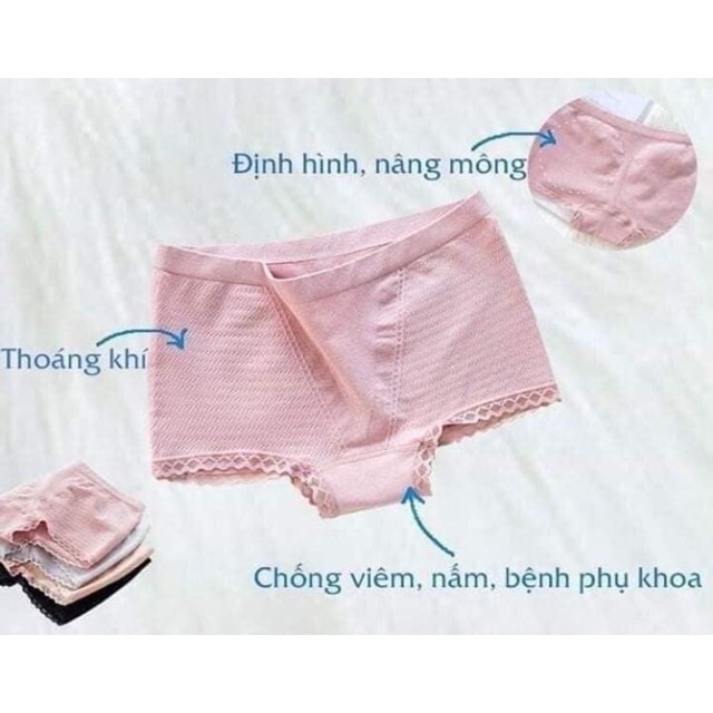 SIÊU PHẨM Quần lót đùi cotton nâng mông kháng khuẩn