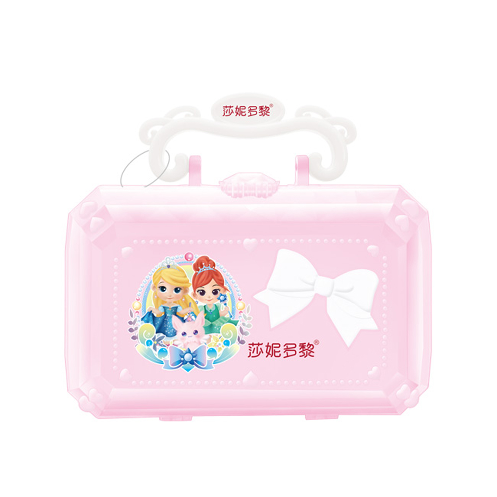 Set hộp mỹ phẩm trang điểm mini không độc hại an toàn cho bé phong cách Nữ hoàng băng giá Disney