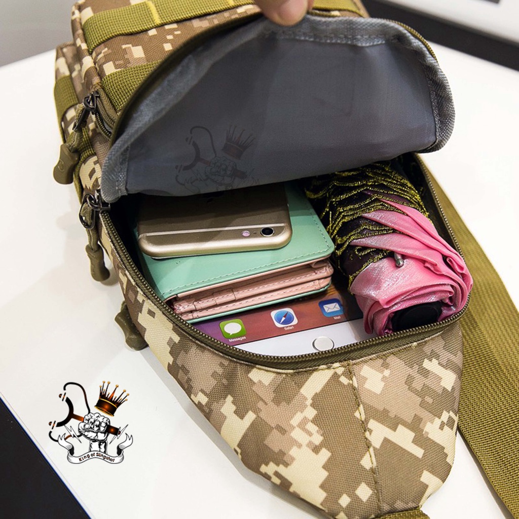 Balo, Túi Rằn Ri, Túi Đeo Chéo Thể Thao Phong Cách Cá Tính