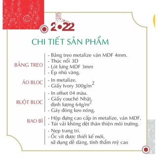 LỊCH TẾT 2022 - BLOC CỰC ĐẠI TĐ06 (25 x 35cm)
