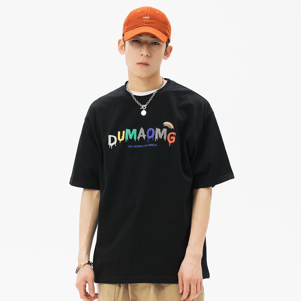 💥FREESHIP💥Áo Thun Unisex DUMAOMG Nam, Nữ Phong Cách Hàn Quốc,Chất Cotton Thoáng Mát - Tặng Phụ Kiện Xinh AT 85