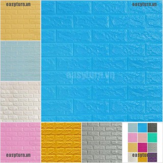 Sale 70% Giấy Dán Tường 3d Giả Gạch 70x15cm, màu xanh lá Giá gốc 20,000 đ - 52A24