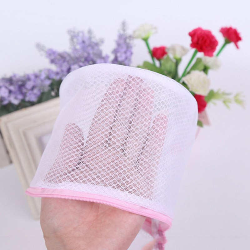 Túi Lưới Giặt Đồ Lót / Vớ Có Khóa Kéo Tiện Dụng