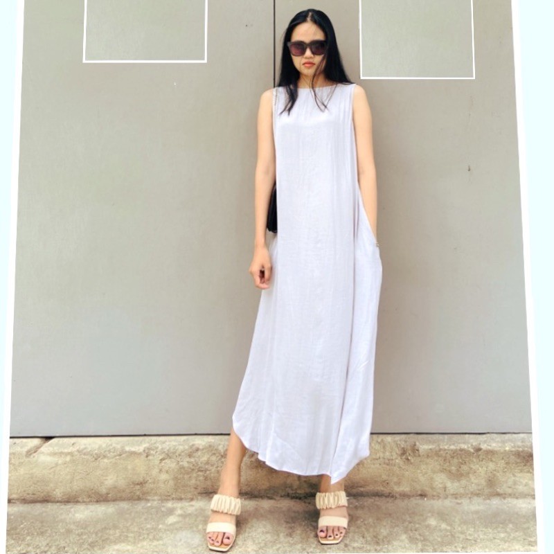 Đầm lụa nữ rosy siêu xinh vải lụa cao cấp - XINXIN94 | BigBuy360 - bigbuy360.vn