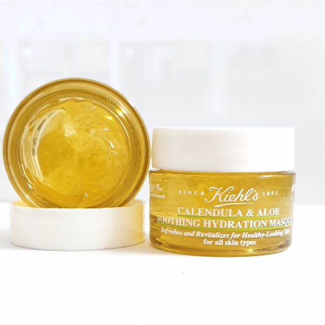 Mặt Nạ Hoa Cúc Kiehl’s Calendula &amp; Aloe Soothing Hydration Masque 14ml