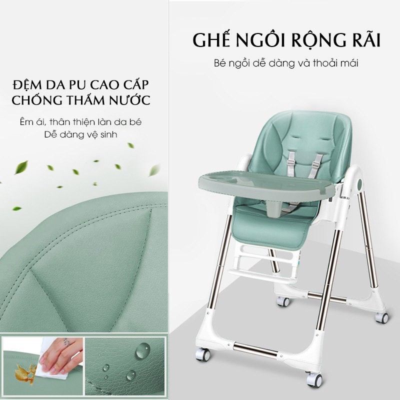 Ghế ăn Dặm Cao Cấp Đa Năng BestBaby, Có Thể Nâng Hạ Ngả 180 Độ