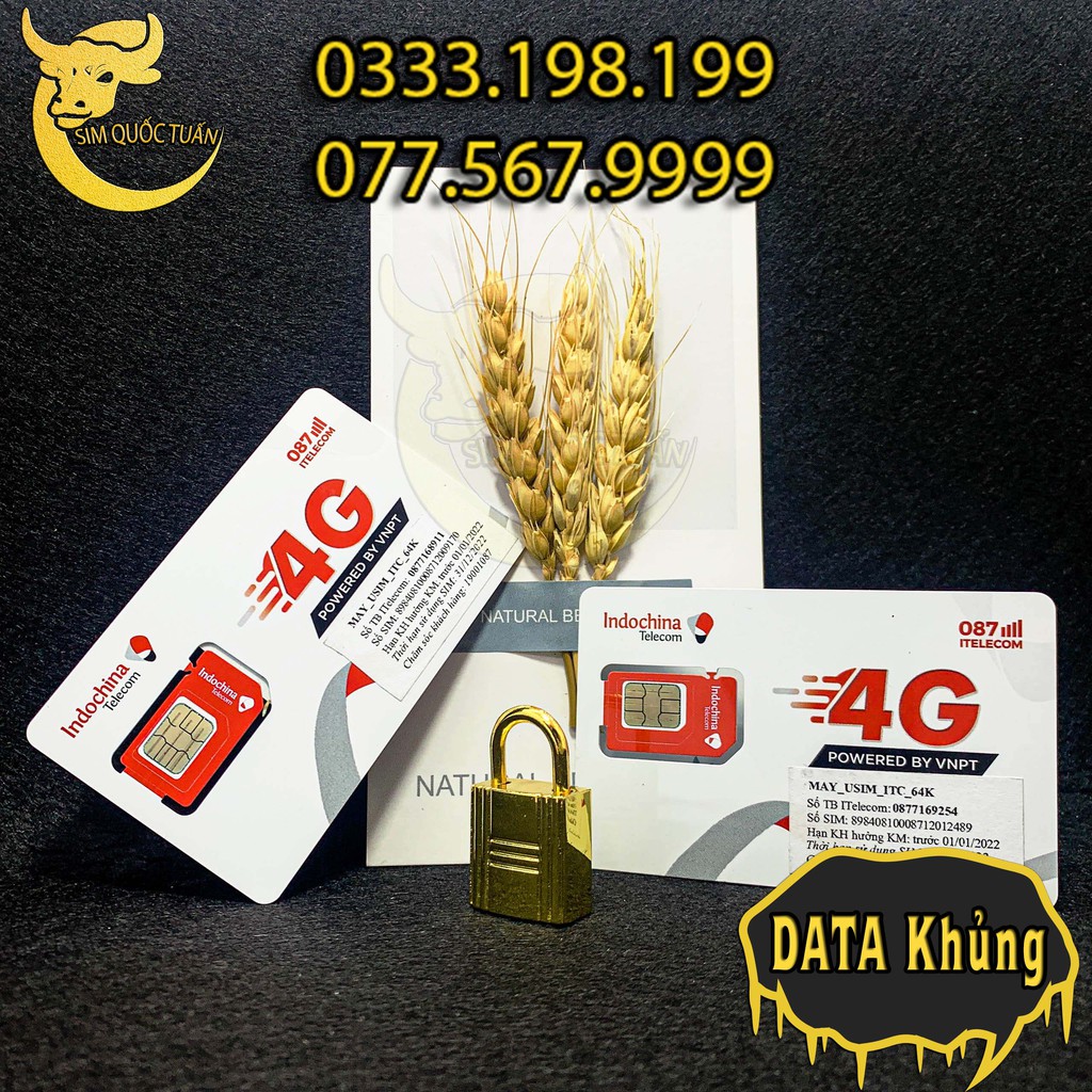 Data 90GB/th Sim 4G ITele(Vina) V77 Gói Cước MAY- Tặng 90GB/Tháng - Gọi Miễn Phí Vinaphone - 30Ph Ngoại Mạng + 60 SMS