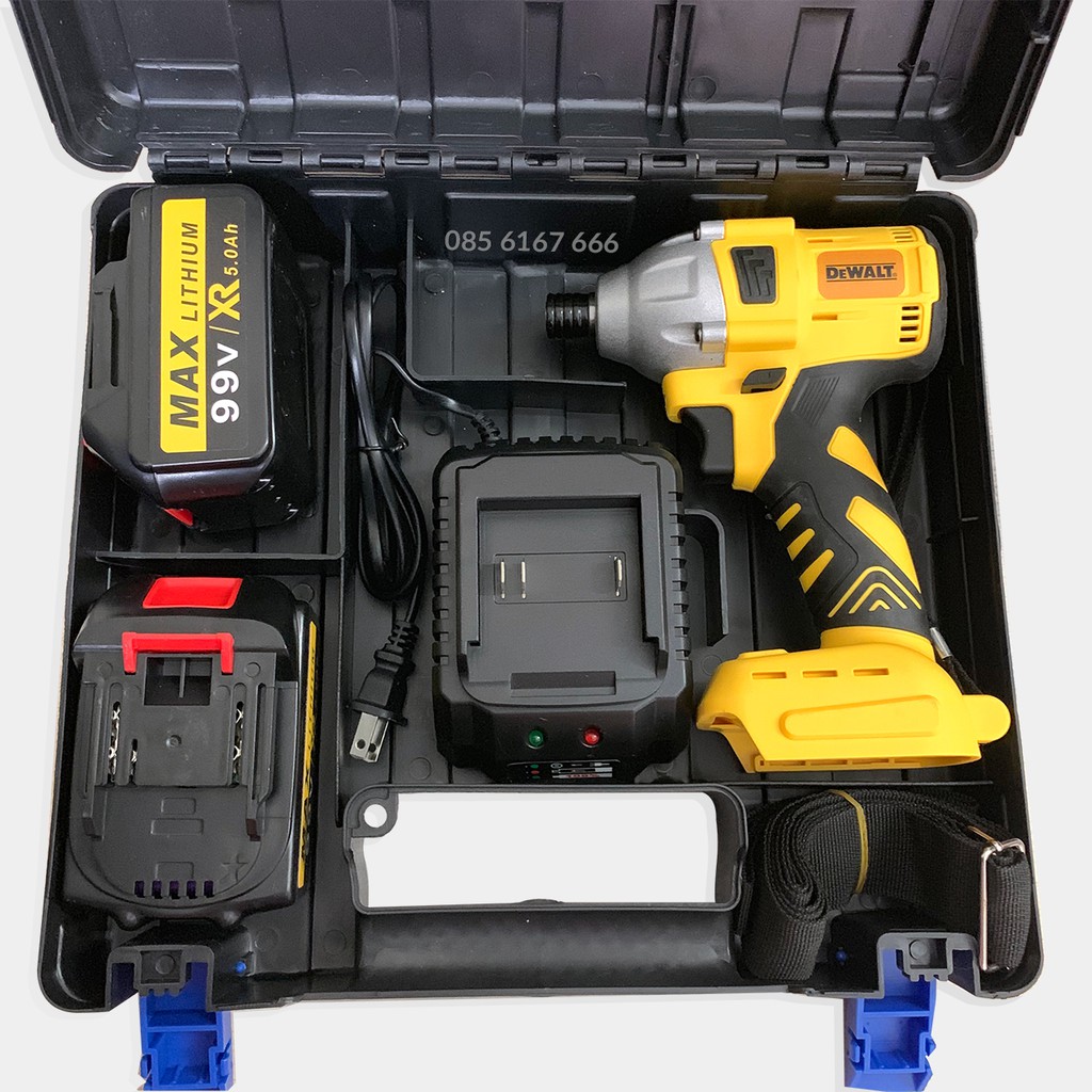 Máy chuyên bắt vít DEWALT 99V, Máy Khoan, Bắn Vít dùng Pin Dewalt, 100% Lõi Đồng - Pin 10 cell