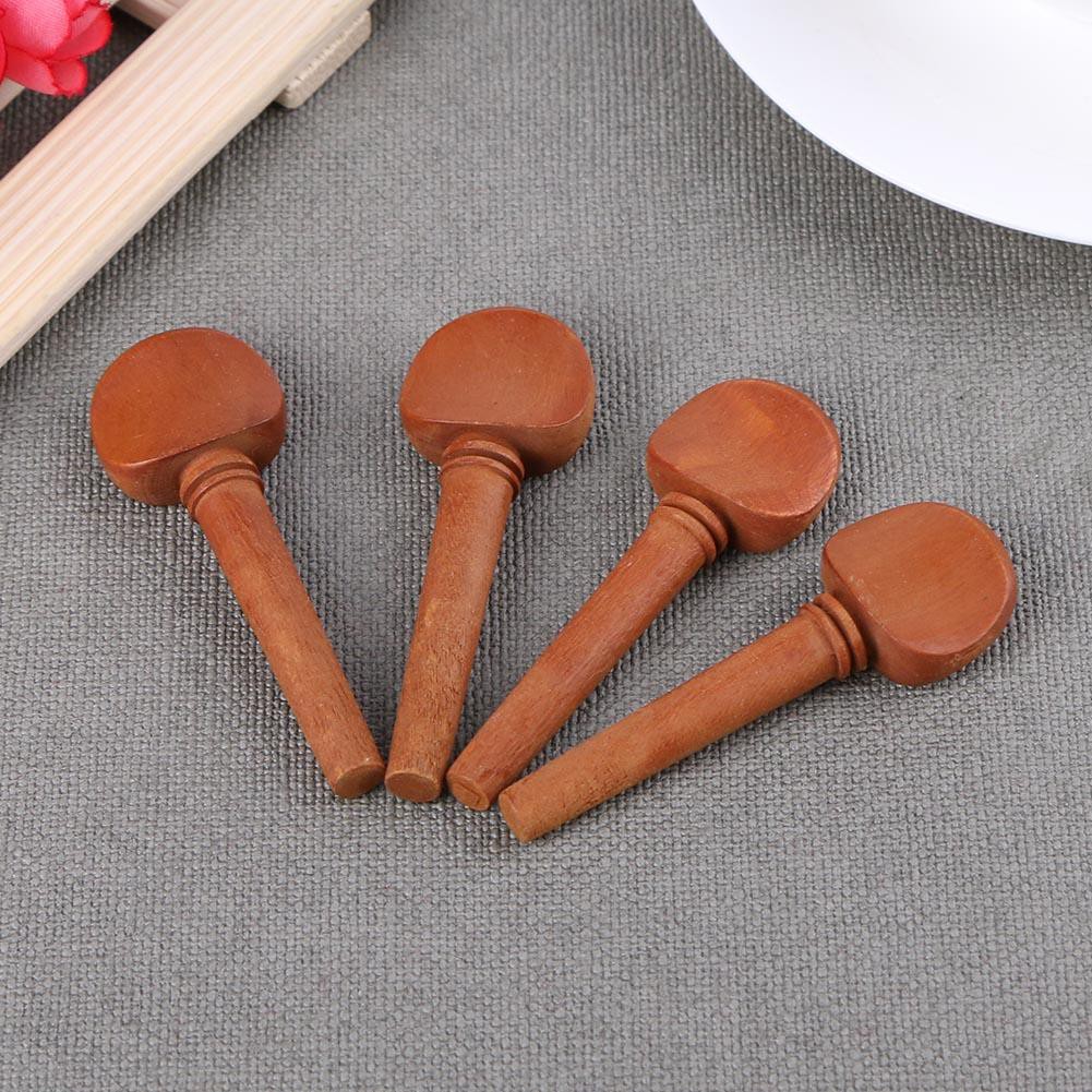 Set 4 Chốt Điều Chỉnh Dây Đàn Violin Thay Thế Bằng Gỗ