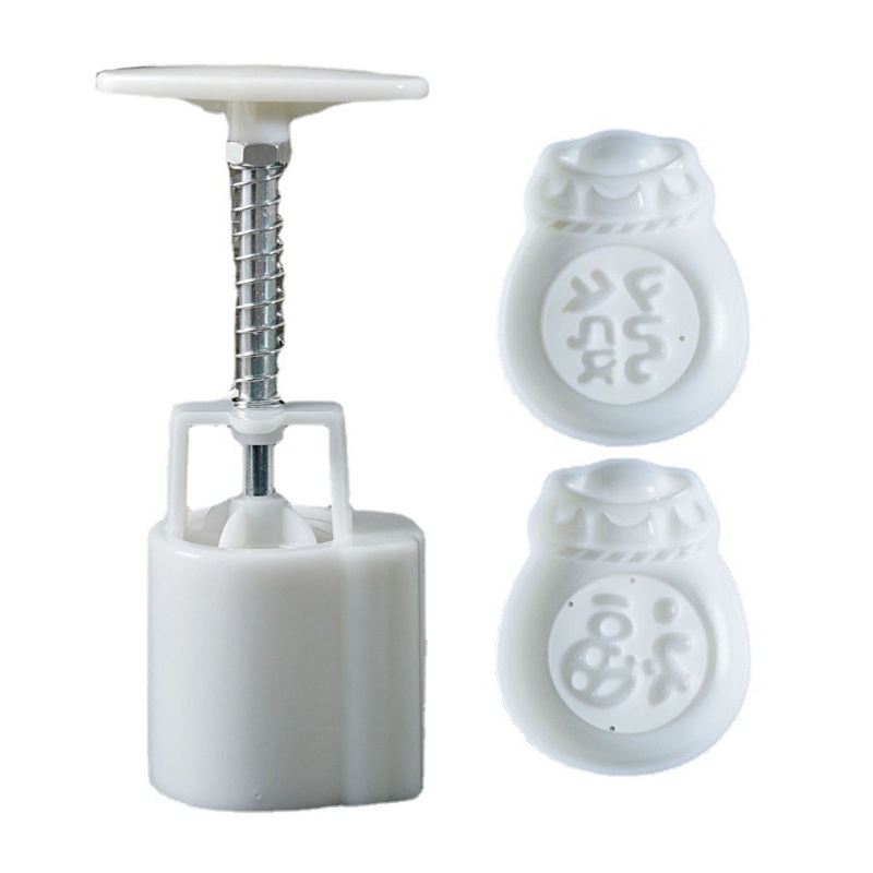 Khuôn Làm Bánh Trung Thu 50g Hình Túi Cầu Phúc Bằng Nhựa DIY