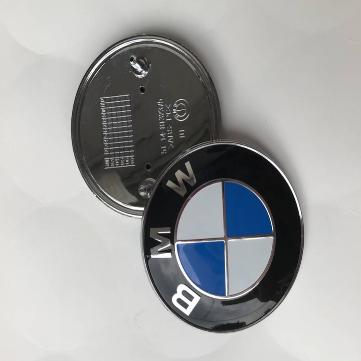 Logo biểu tượng sau xe BMW MÃ BMW74 đường kính ngoài 74mm - HÀNG CÓ SẴN