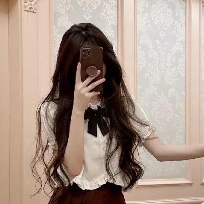 Áo Sơ Mi Trắng Ngắn Tay Thời Trang Mùa Hè Cho Nữ