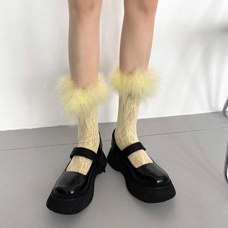 Tất Ren Hoa Mộc Lan Gợi Cảm Dễ Thương Cho Nữ