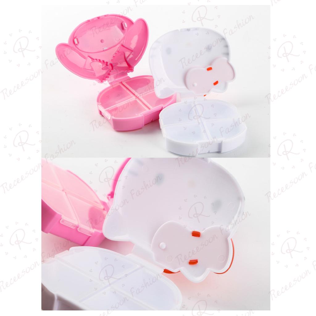 Hộp đựng thuốc mini hình nhân vật Hello Kitty